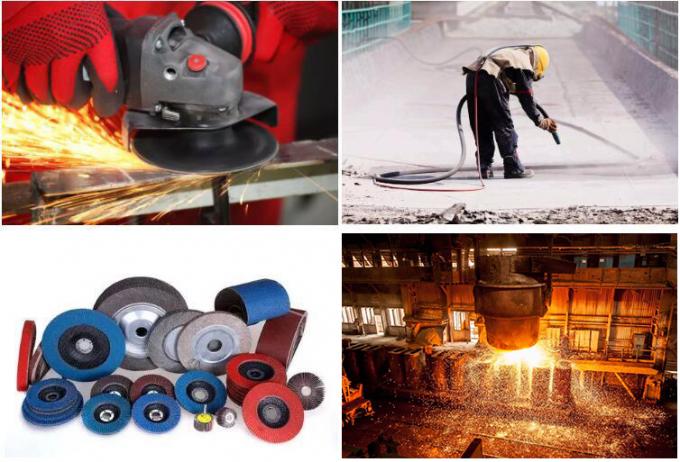 OEM 高純度 98.8% Al2O3 粉末爆破媒介 磨材耐火工業用 白色溶融アルミナ 3