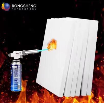 中国多晶莫来石纤维板 1600C 1800C 莫来石陶瓷纤维板 耐火炉衬绝缘板