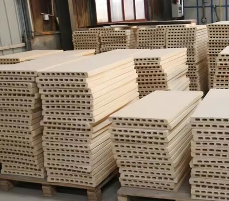 陶器用炉具 コルディアイト・マルライト 支柱板 耐火炉棚 トンネル炉用コルディアイト・マルライト板