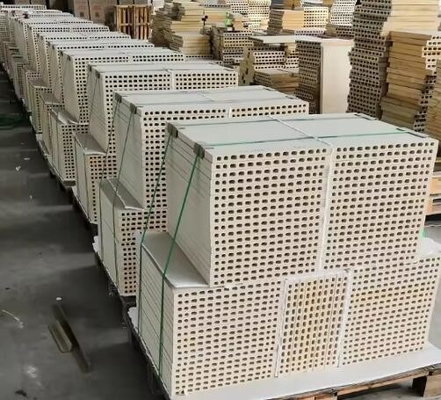 陶器用炉具 コルディアイト・マルライト 支柱板 耐火炉棚 トンネル炉用コルディアイト・マルライト板