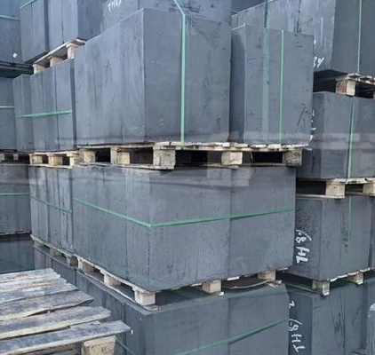 高純度エクストルーデッドグラフィットブロック エドム四角丸グラフィット熱ブロック 鋳造