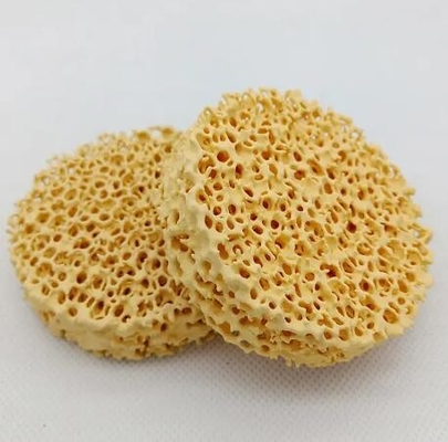 高 Porous 耐火性 アルミナ セラミック 泡フィルター ジルコニウム 鋳造のためのセラミックフィルター