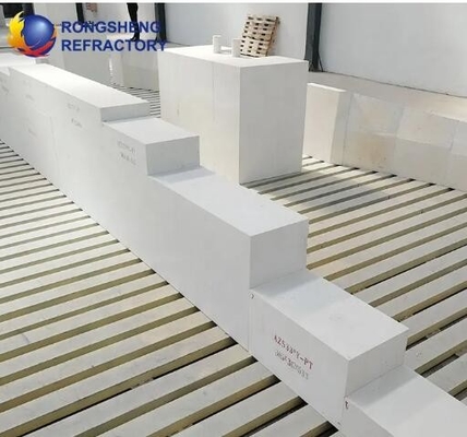 高級の溶融鋳造耐火材料 ジルコニア コロンダム レンガ 電気溶融耐火アズブロック