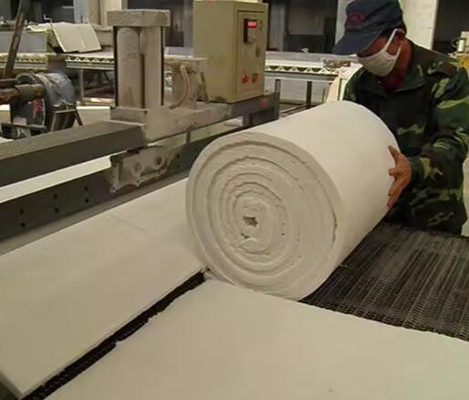 高温保温用 羊毛セラミック繊維毛布 卸し 1260c 50mm 25mm 厚さ アルミナシリケート針毛布