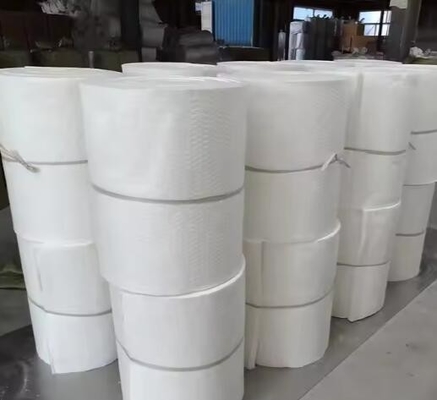 高温保温用 羊毛セラミック繊維毛布 卸し 1260c 50mm 25mm 厚さ アルミナシリケート針毛布