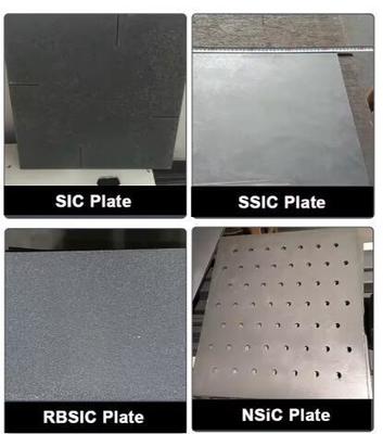 再結晶炭化ケイ素板 RSIC SiSiC 耐火セラミック板 高温 SiC 衛生陶器 キルン家具
