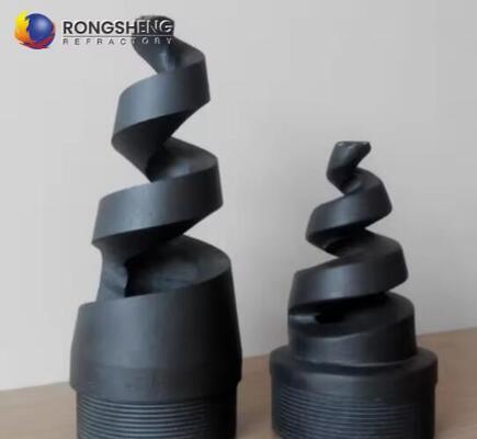 耐火性SIC セラミック脱硫ノズル シリコンカービッド セラミックスピラルチューブ Si3N4 シリコンナイトリド 噴霧ガスノズル