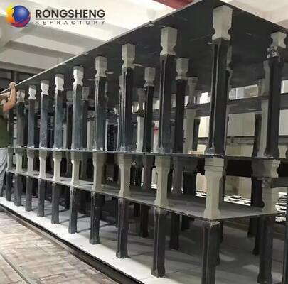 セラミックオーブン用カスタムシリコンカーバイドプレート丸角SIC、SSSIC、RBSICスラブ窒化物結合シリコンカーバイドキルン棚