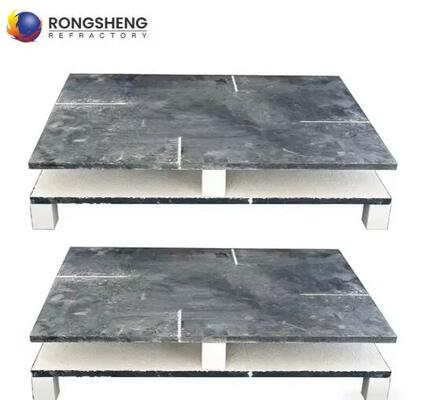 セラミックオーブン用カスタムシリコンカーバイドプレート丸角SIC、SSSIC、RBSICスラブ窒化物結合シリコンカーバイドキルン棚