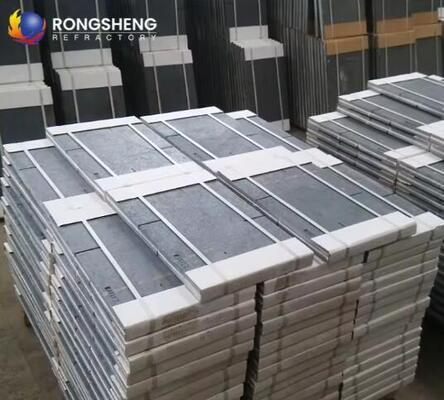 セラミックオーブン用カスタムシリコンカーバイドプレート丸角SIC、SSSIC、RBSICスラブ窒化物結合シリコンカーバイドキルン棚