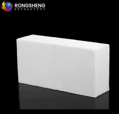 Rongsheng 高アルミナコランダムムライトレンガガラス炉セメント窯および鉄鋼産業用耐火ライニングレンガ