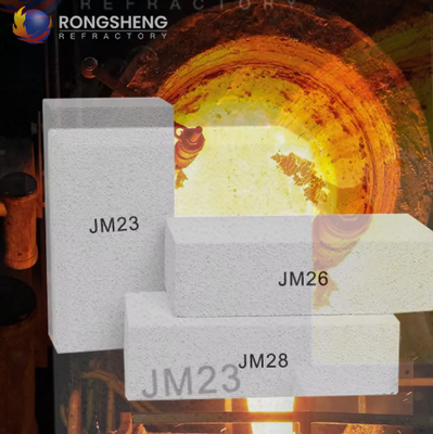Rongsheng Jm23 Jm26 Jm28 Jm30 軽量耐熱レンガムライト断熱耐火レンガ炉およびボイラー用