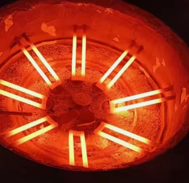 RONGSHENG カスタマイズされた 1500C 100 ワット-5000 ワット炭化ケイ素ヒーター要素 Sic 加熱ロッド電気炉と窯