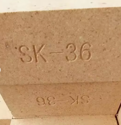 High Temperature Aluminum Silicate Firebrick Sk36 Sk37 SK38 Sk40 High Alumina Refractory Bricks For Kiln Furnace Boilers